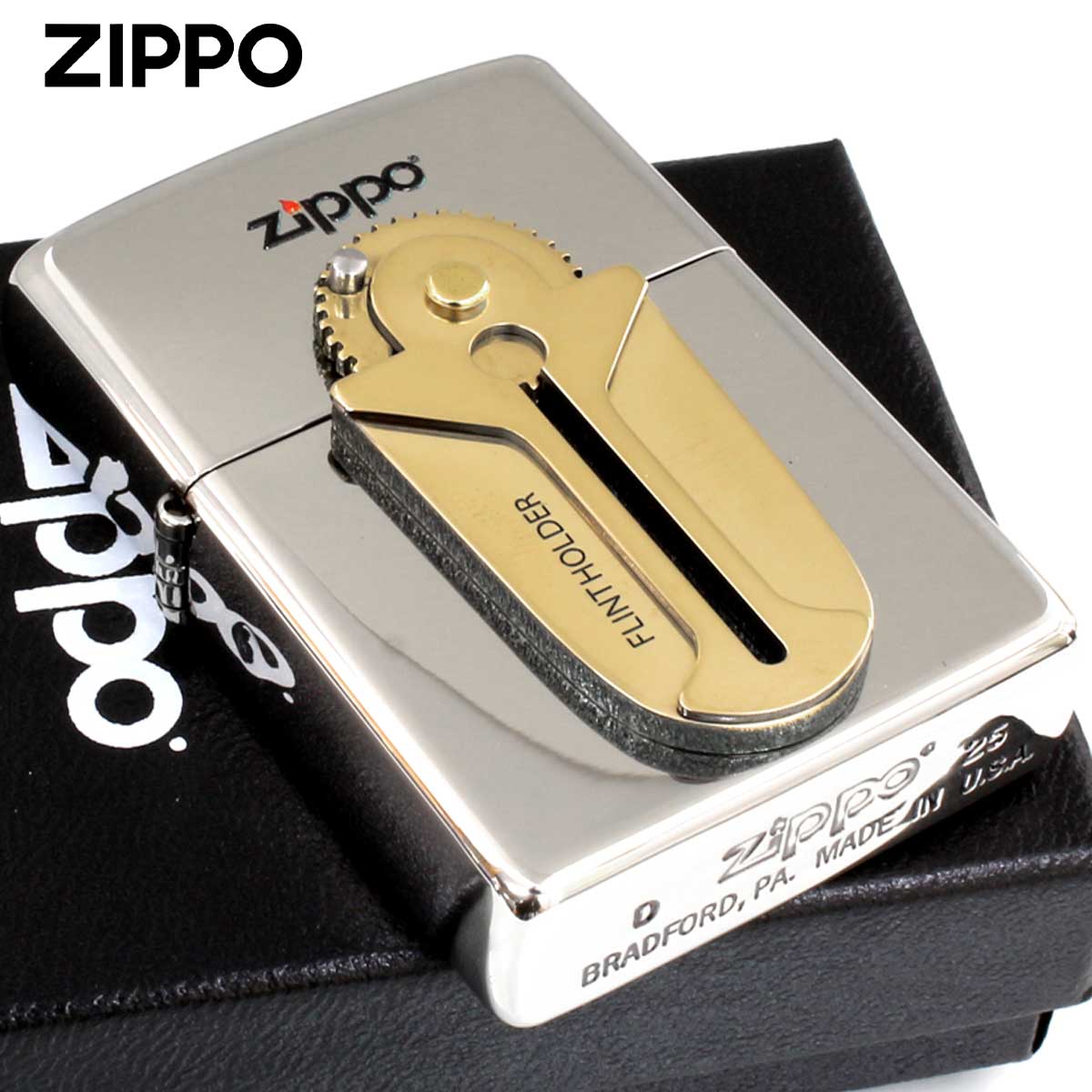 Zippo ジッポー Frint Holder フリントホルダー 可動式メタル SV SV-B