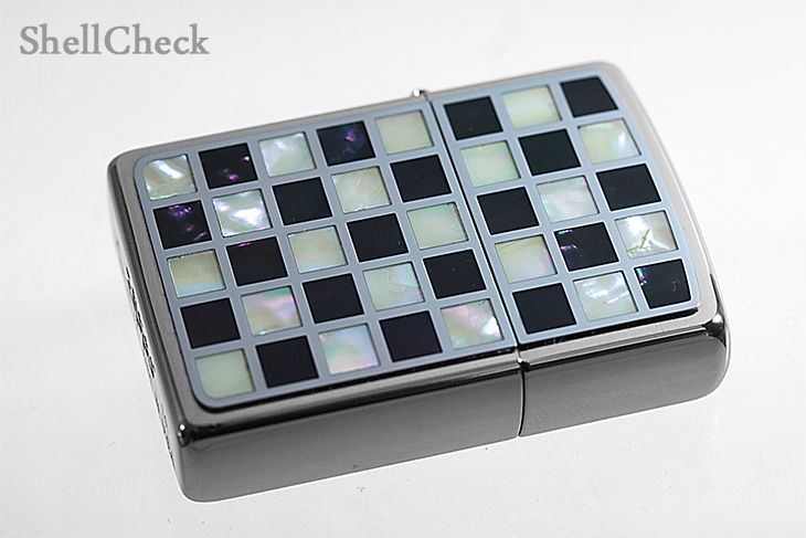 Zippo ジッポー Shell Check BK
