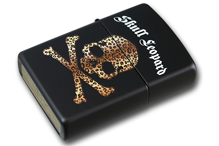 Zippo ジッポー Skull Leopard BK