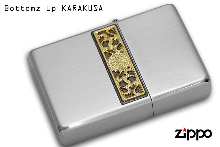 Zippo ジッポー Bottomz Up KARAKUSA 唐草ベルトA