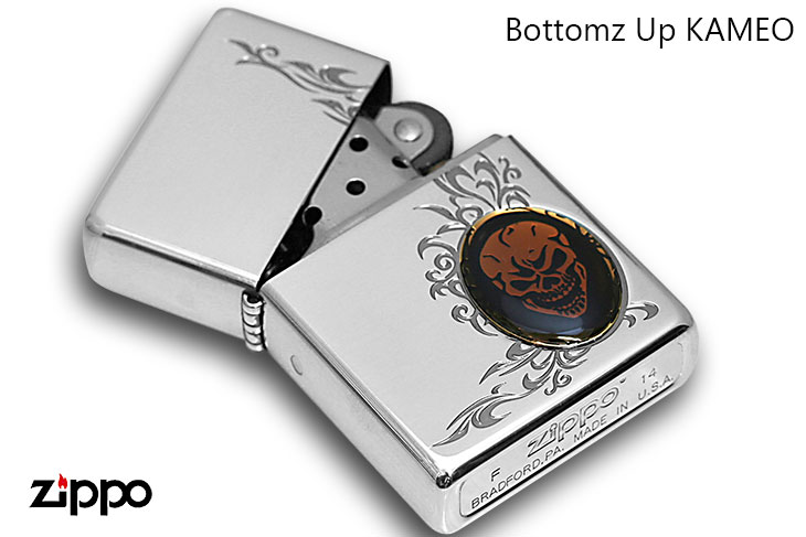 Zippo ジッポー Bottomz Up KAMEO スカル