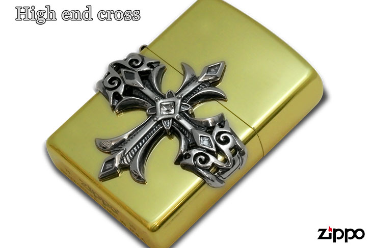 Zippo ジッポー ハイエンドクロス High end cross 真鍮イブシ