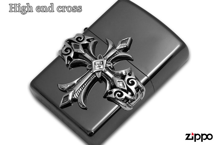 Zippo ジッポー ハイエンドクロス High end cross 黒ニッケルミラー