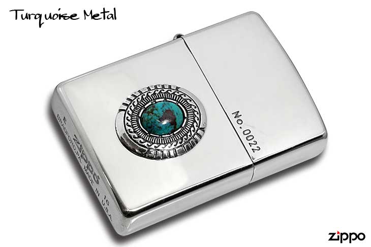 Zippo ジッポー Turquoise Metal ターコイズメタル SVイブシ