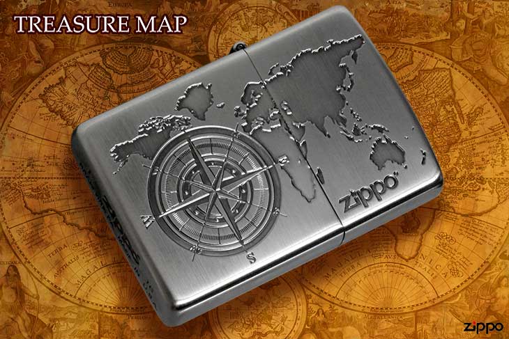 Zippo ジッポー TREASURE MAP トレジャーマップ A