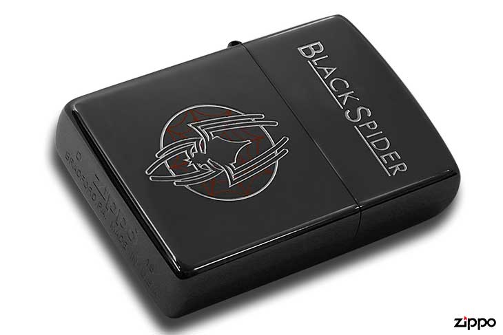 Zippo ジッポー BLACK SPIDER ブラックスパイダー ブラックニッケル