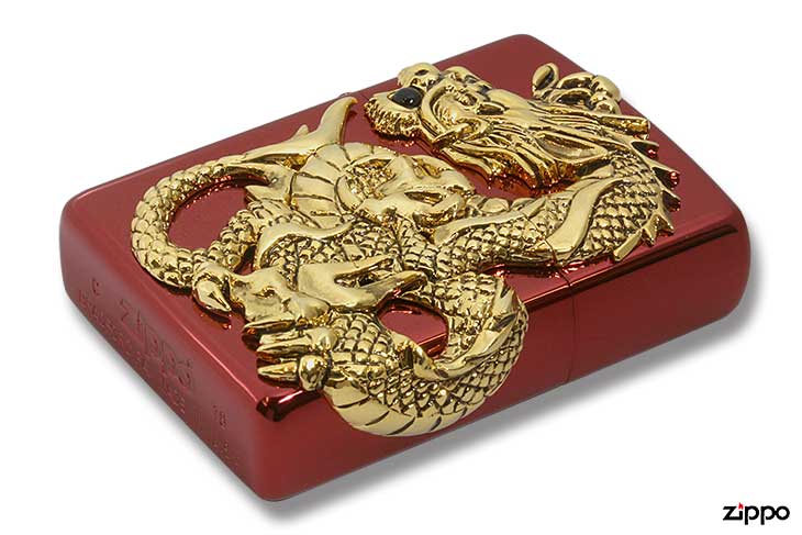 Zippo ジッポー 限定1,000個生産 DRAGON METAL ドラゴンメタル RED