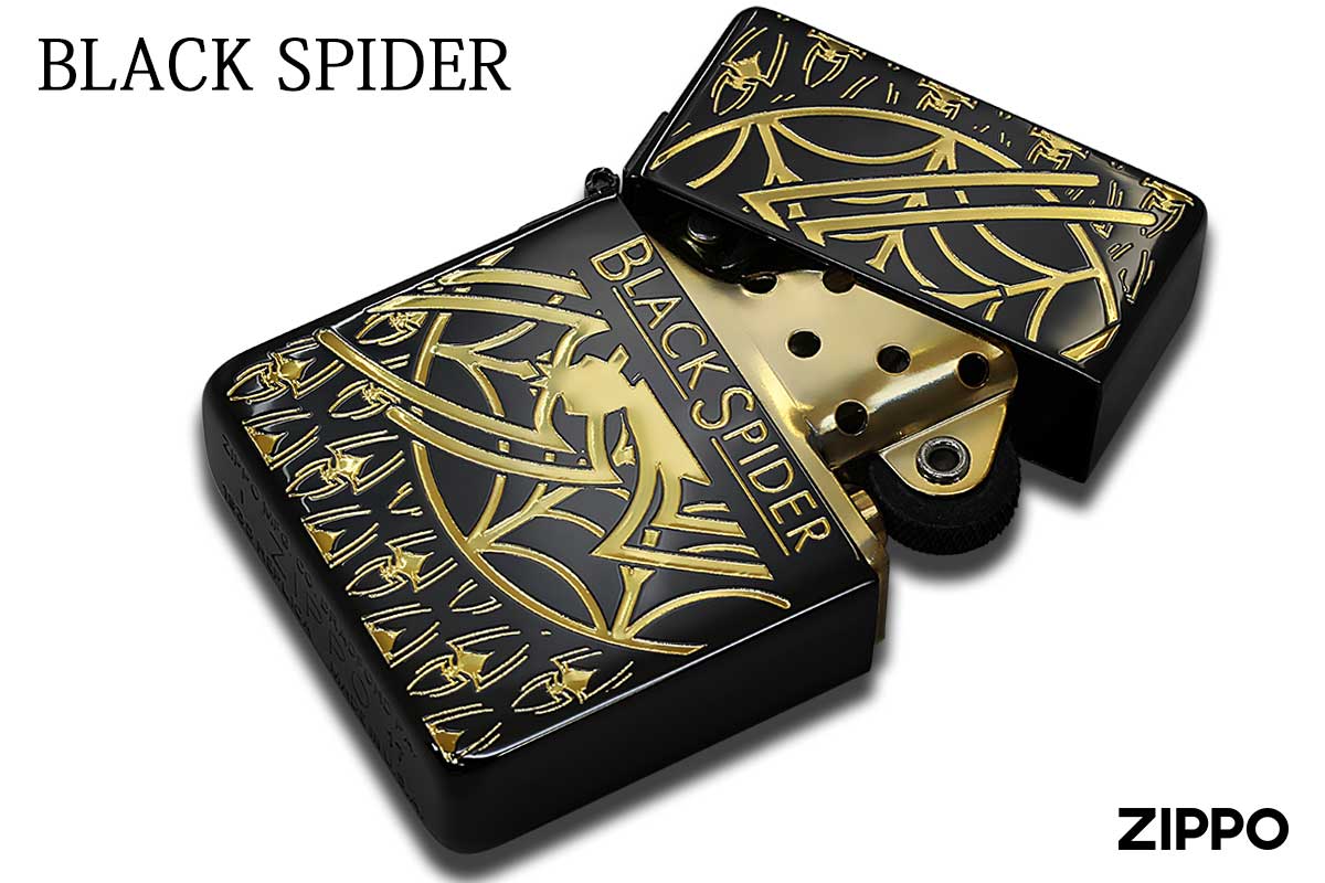 zippo☆両面ブラック☆レインボースパイダー☆ジッポ ライター