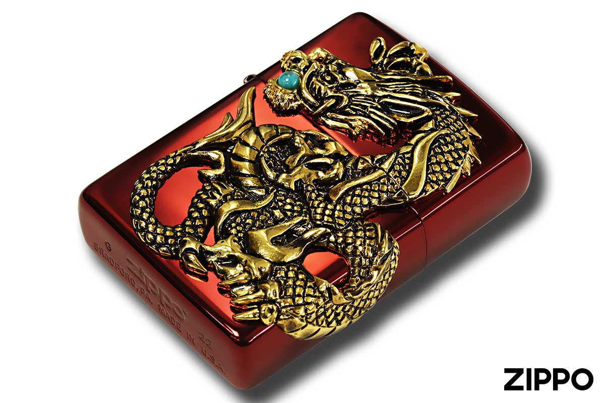 Zippo ジッポー 限定100個 DRAGON METAL Turquoise ドラゴンメタル