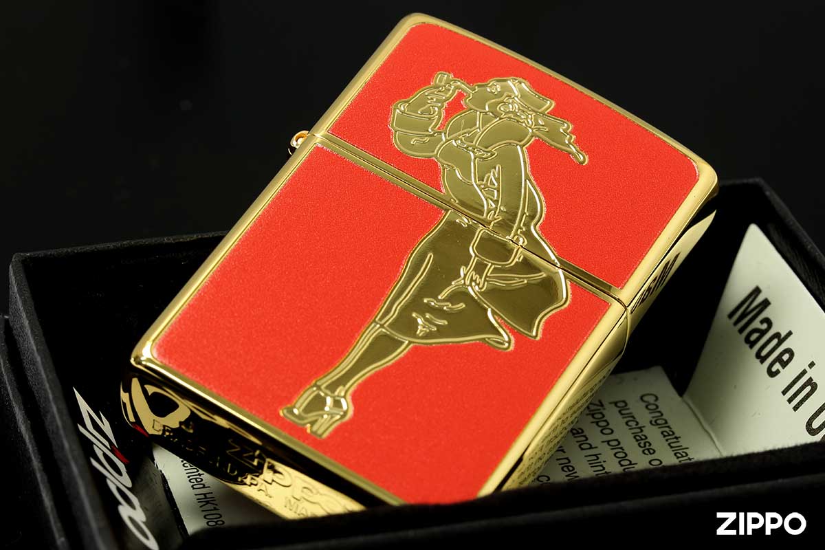 Zippo ジッポー WINDY G Serise ウィンディー ゴールドシリーズ レッド G-RD