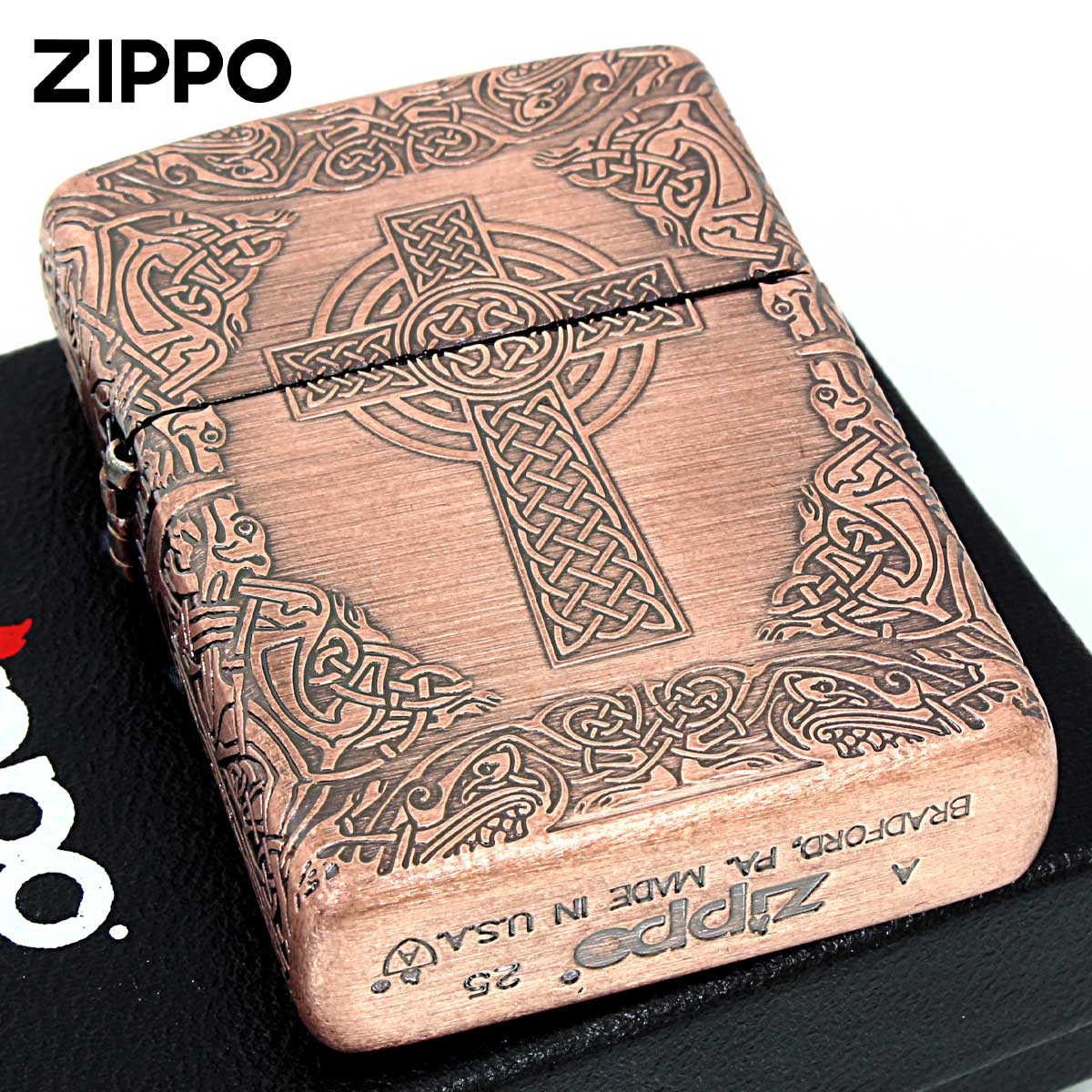 Zippo ジッポー ARMOR アーマー クロス 十字架 Cross ケルティック