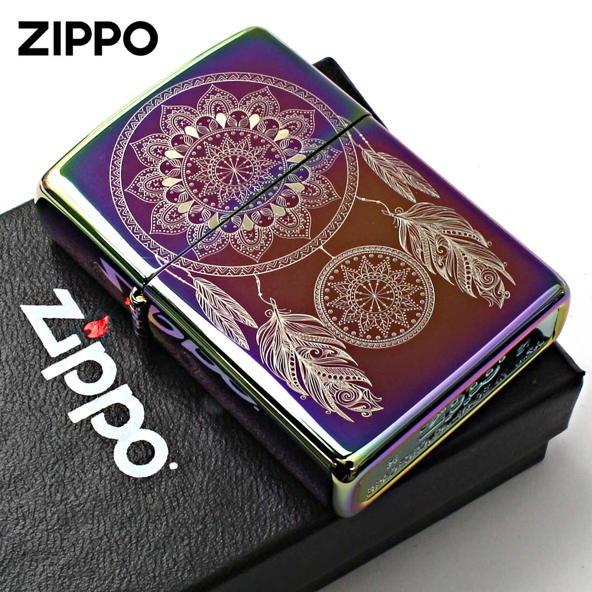 Zippo ジッポー ドリームキャッチャー インディアン Dream Catcher 虹 スペクトラム 49023 メール便可