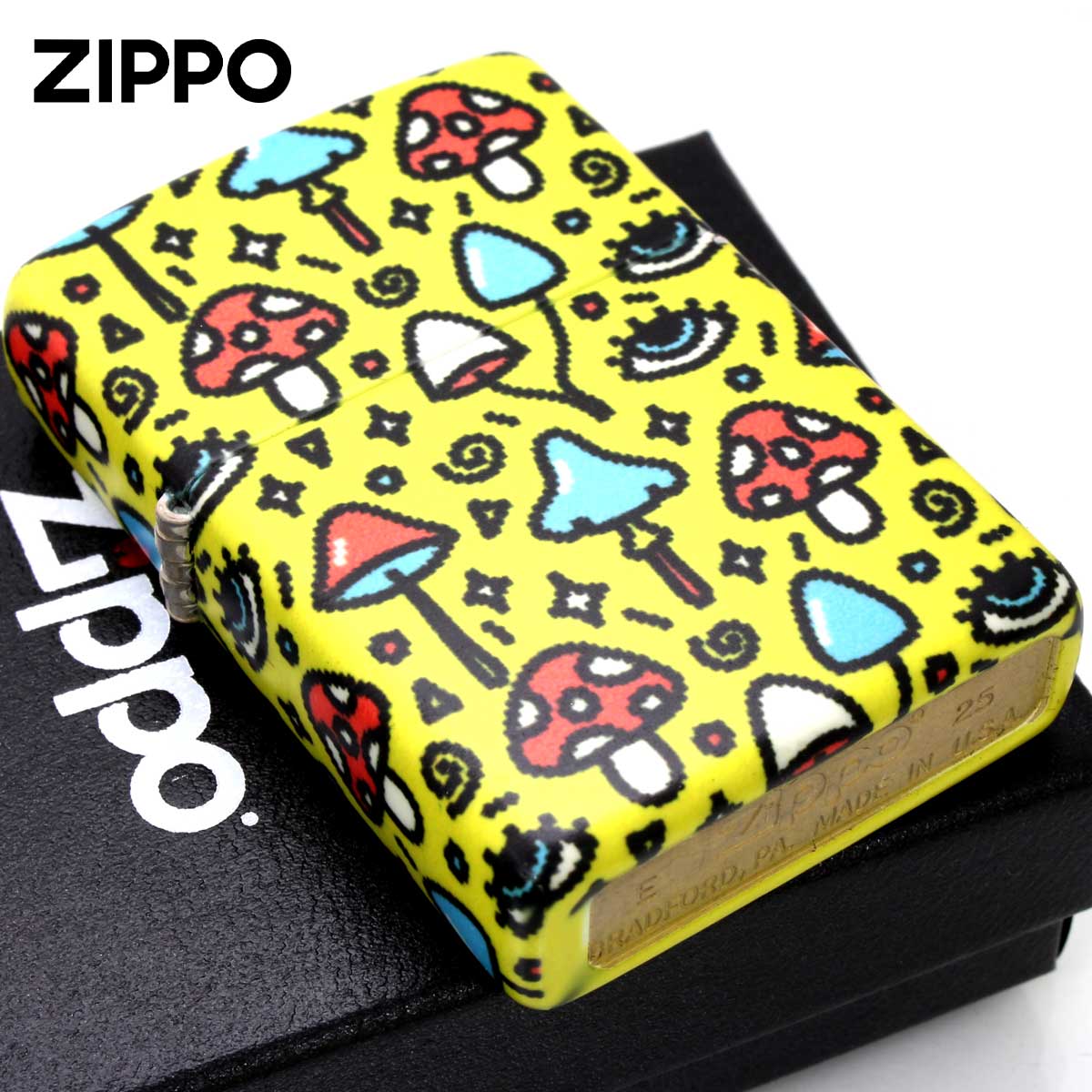 Zippo ジッポー きのこ 目玉 Eye Spy アイ・スパイ 蓄光 塗装 46847