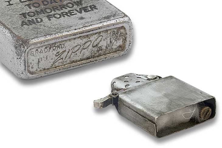 Zippo ジッポー 中古・ベトナムZIPPO 1971年製造 QUI NHON 69-70