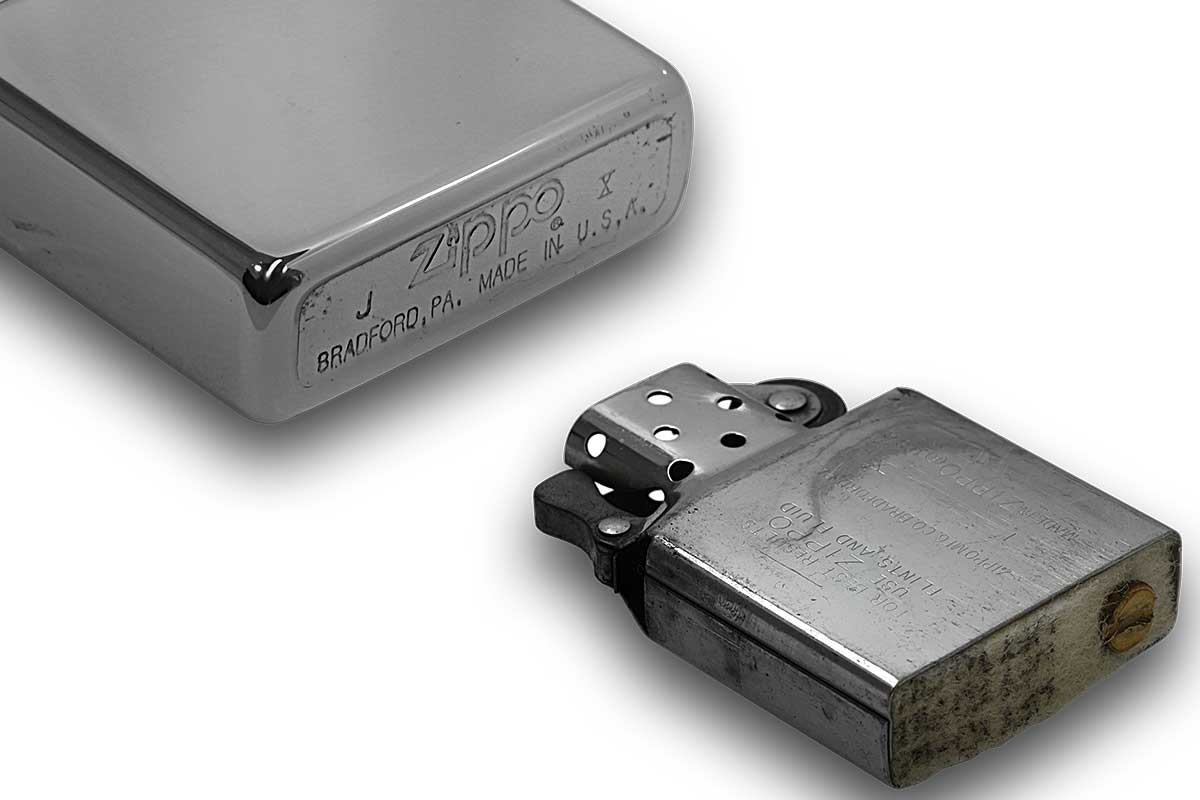 Zippo ジッポー 中古・Paul Smith ポール・スミス 箱なし 保証書なし 傷あり 1994年製造  LOGO メール便可