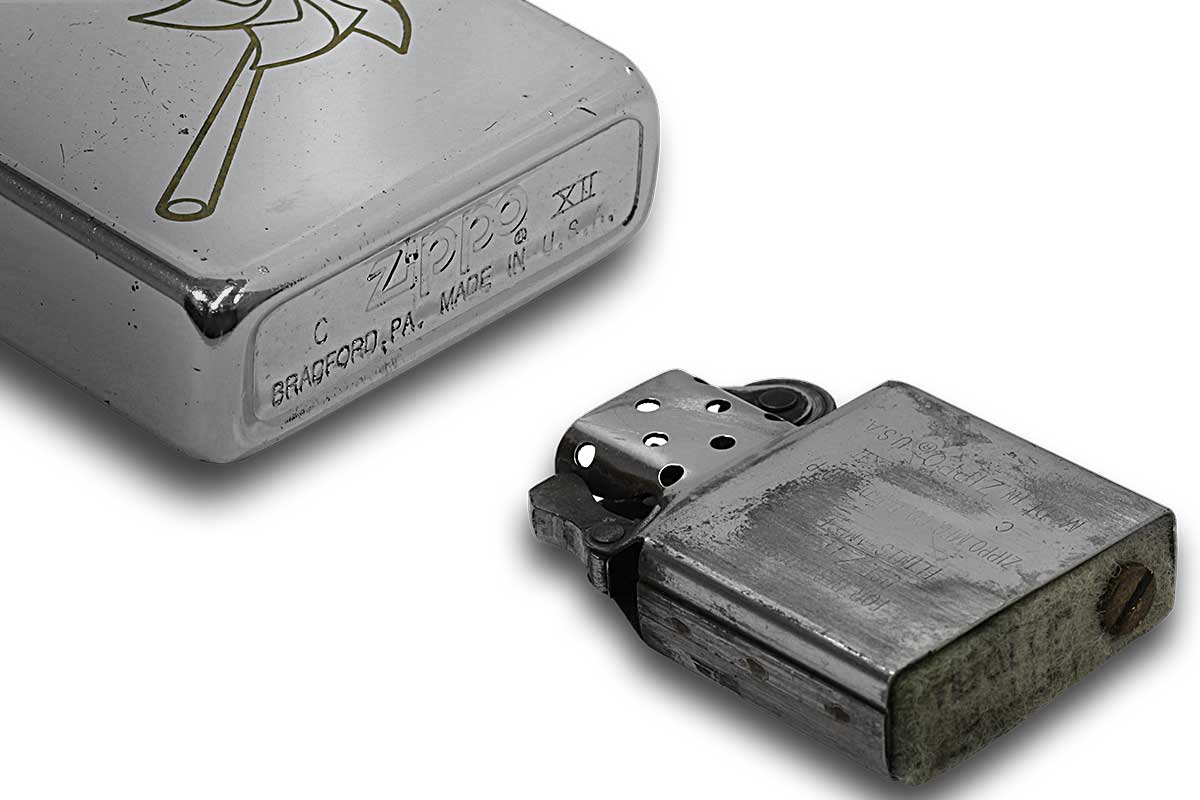 Zippo ジッポー 中古・Paul Smith ポール・スミス 箱なし 保証書なし 傷あり 1996年製造 風車 メール便可