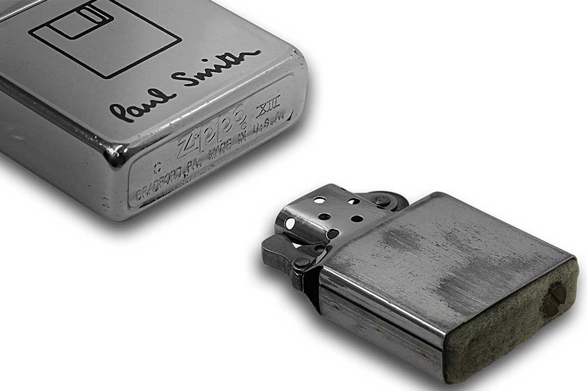 Zippo ジッポー 中古・Paul Smith ポール・スミス 箱なし 保証書なし