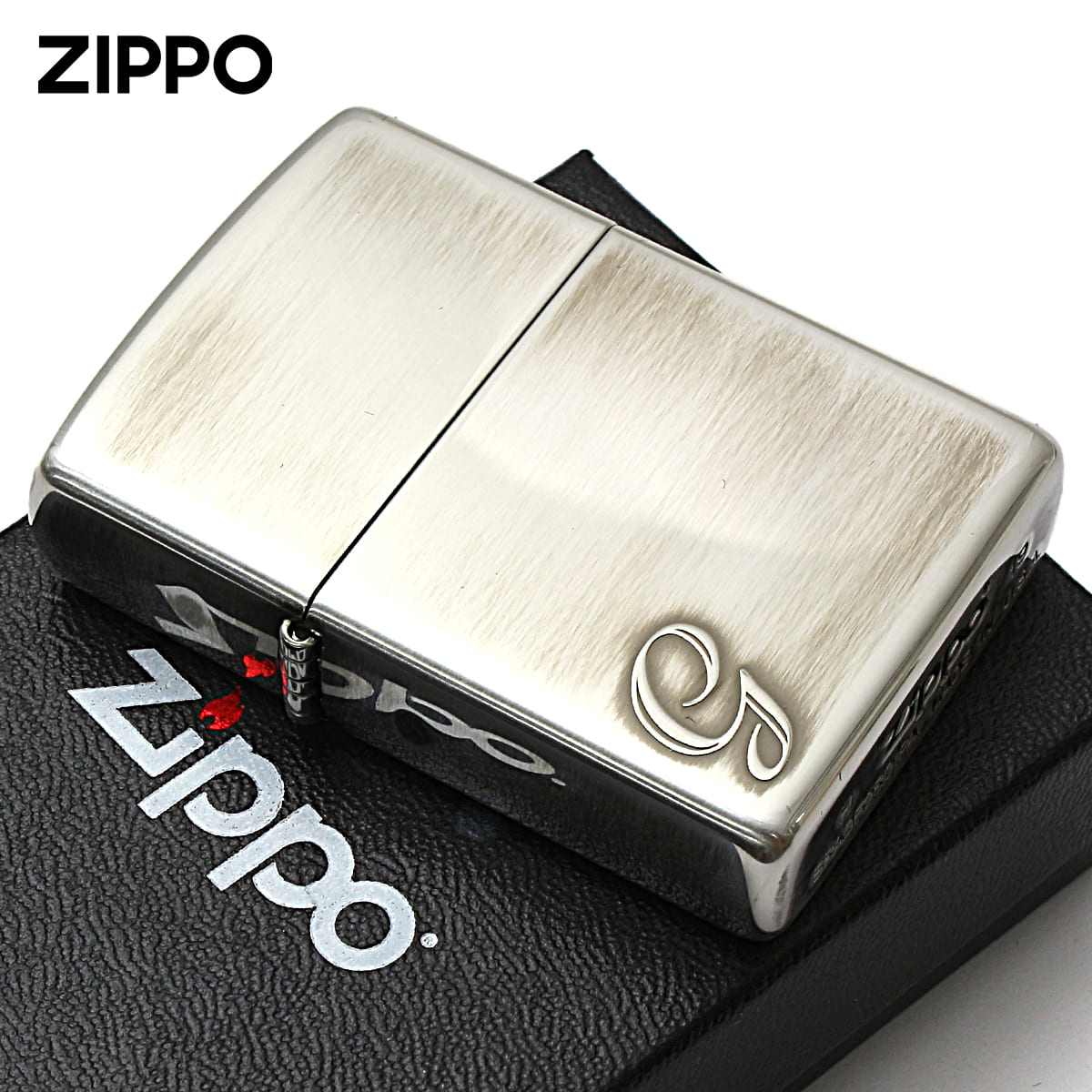 Zippo ジッポー アルファベット イニシャル The alphabet G シルバーいぶし 80015 メール便可