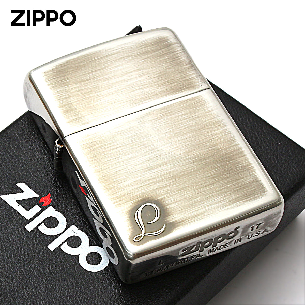 高品質 ジッポー Zippo アルファベット L alphabet The イニシャル その他