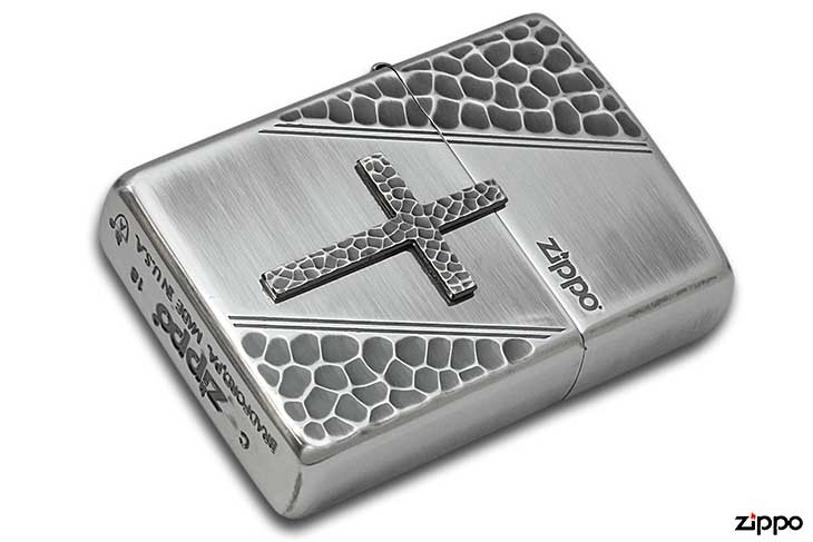 WEB限定 Zippo ジッポー クロス 十字架 シンプル Cross Metal クロス 