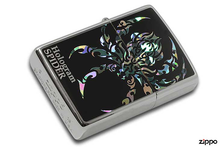 Zippo ジッポー Hologram ホログラム スパイダー メール便可