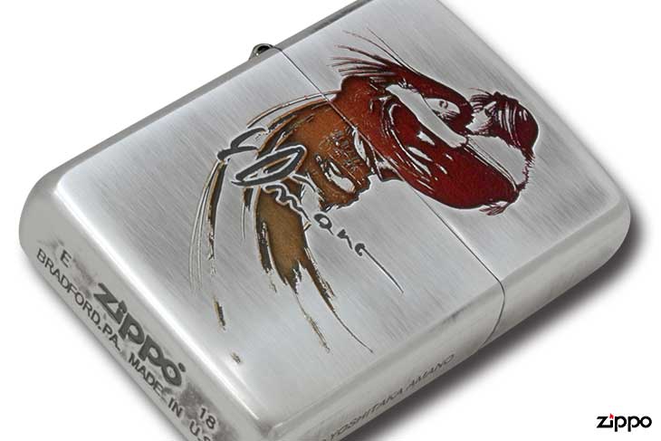 Zippo ジッポー 天野喜孝 Amano Yoshitaka F8-082 銀メッキいぶし 80213