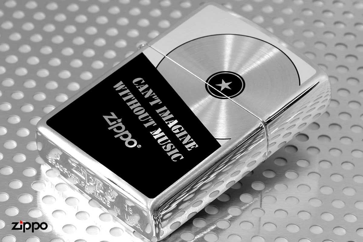 Zippo ジッポー レコード レトロ ミュージックファン Music Fan