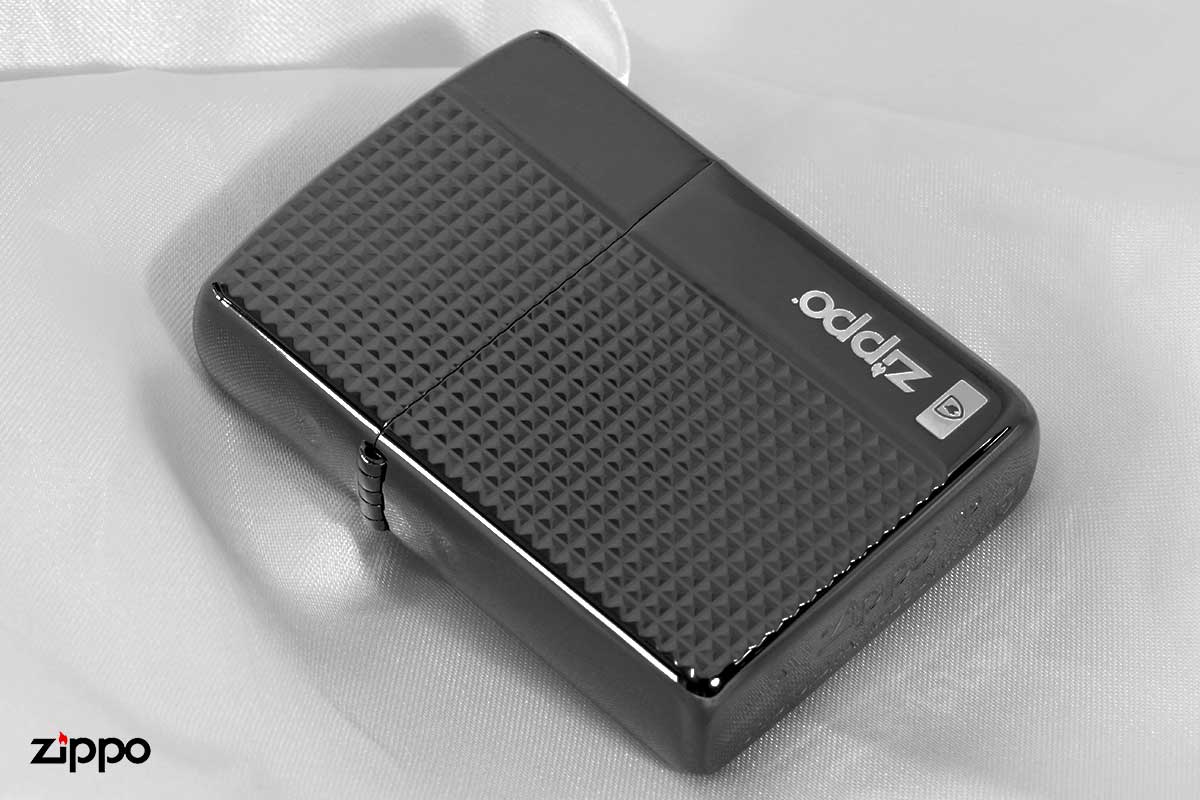 Zippo ジッポー グリットカット チタンコーティング BK 2-56c