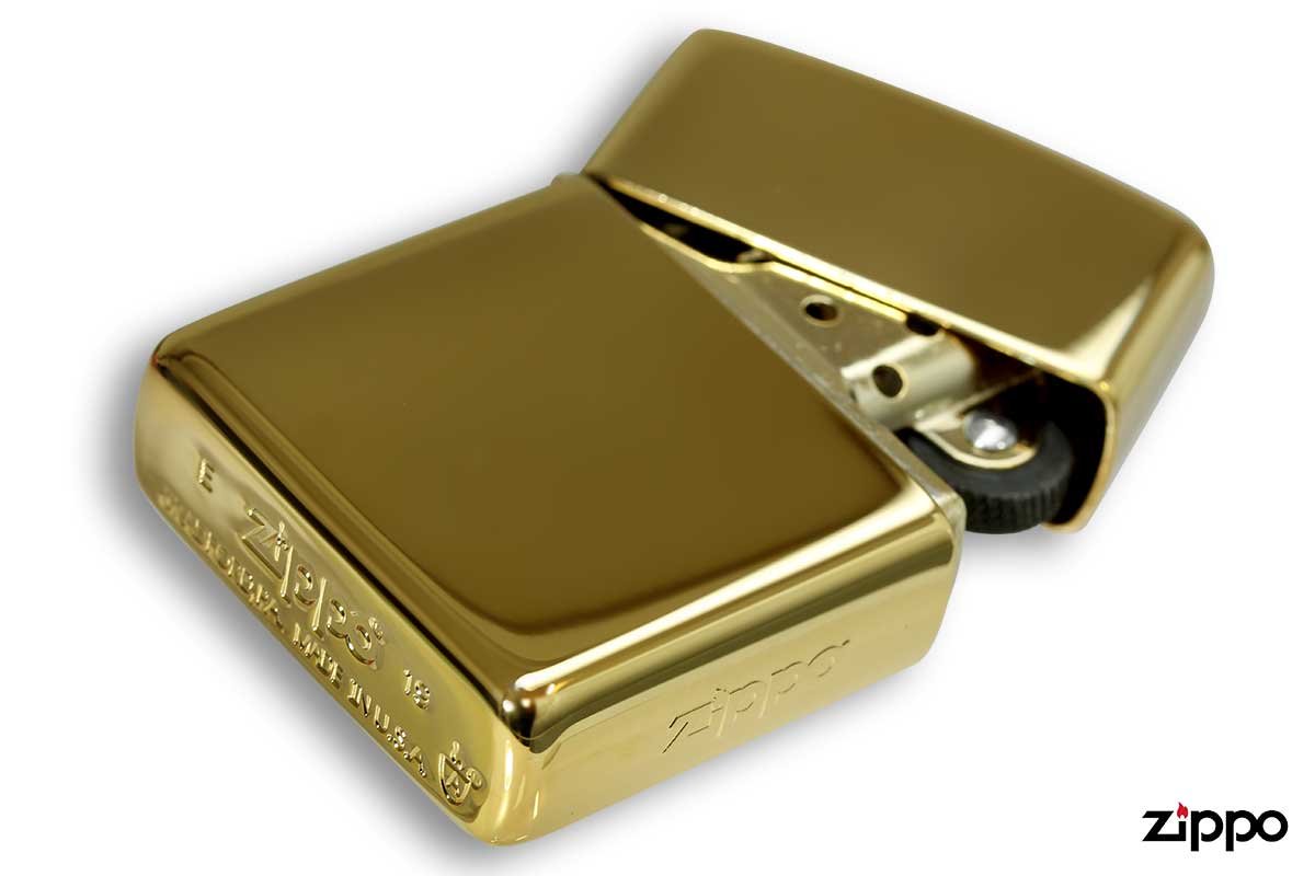 Zippo ジッポー ARMOR アーマー ＃162 23K 金メッキ 1μ ミラー ゴールドタンク 80067