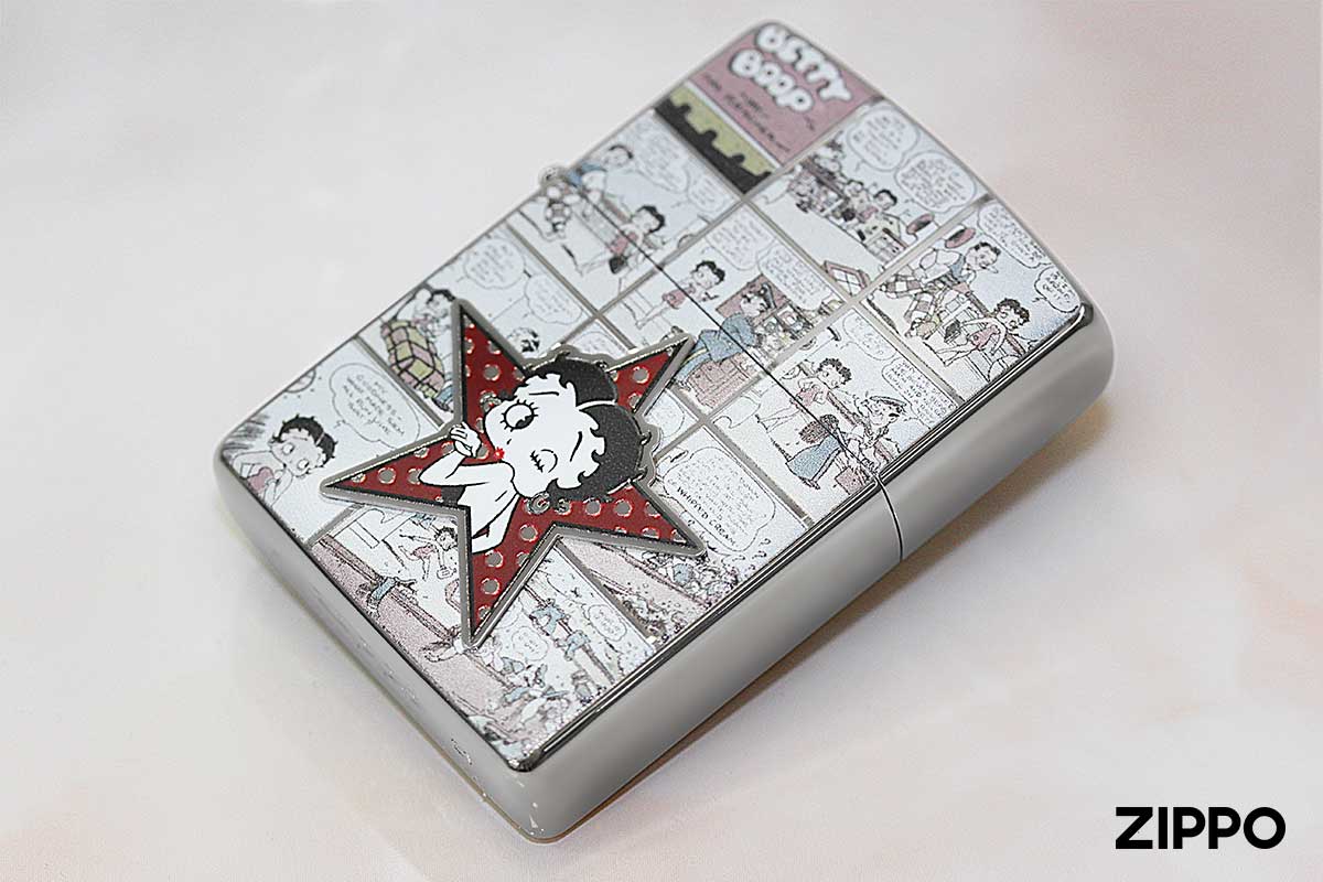 Zippo ジッポー Betty Boop ベティ・ブープ 90周年記念モデル COMIC 70673 メール便可