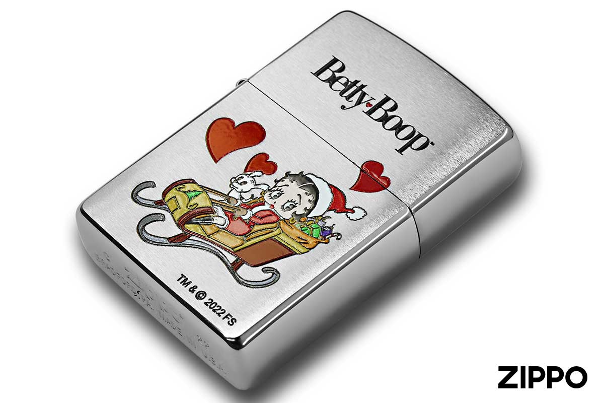 Zippo ジッポー 2022年限定 Betty Boop Christmas ベティ・ブープ クリスマス 70690 メール便可