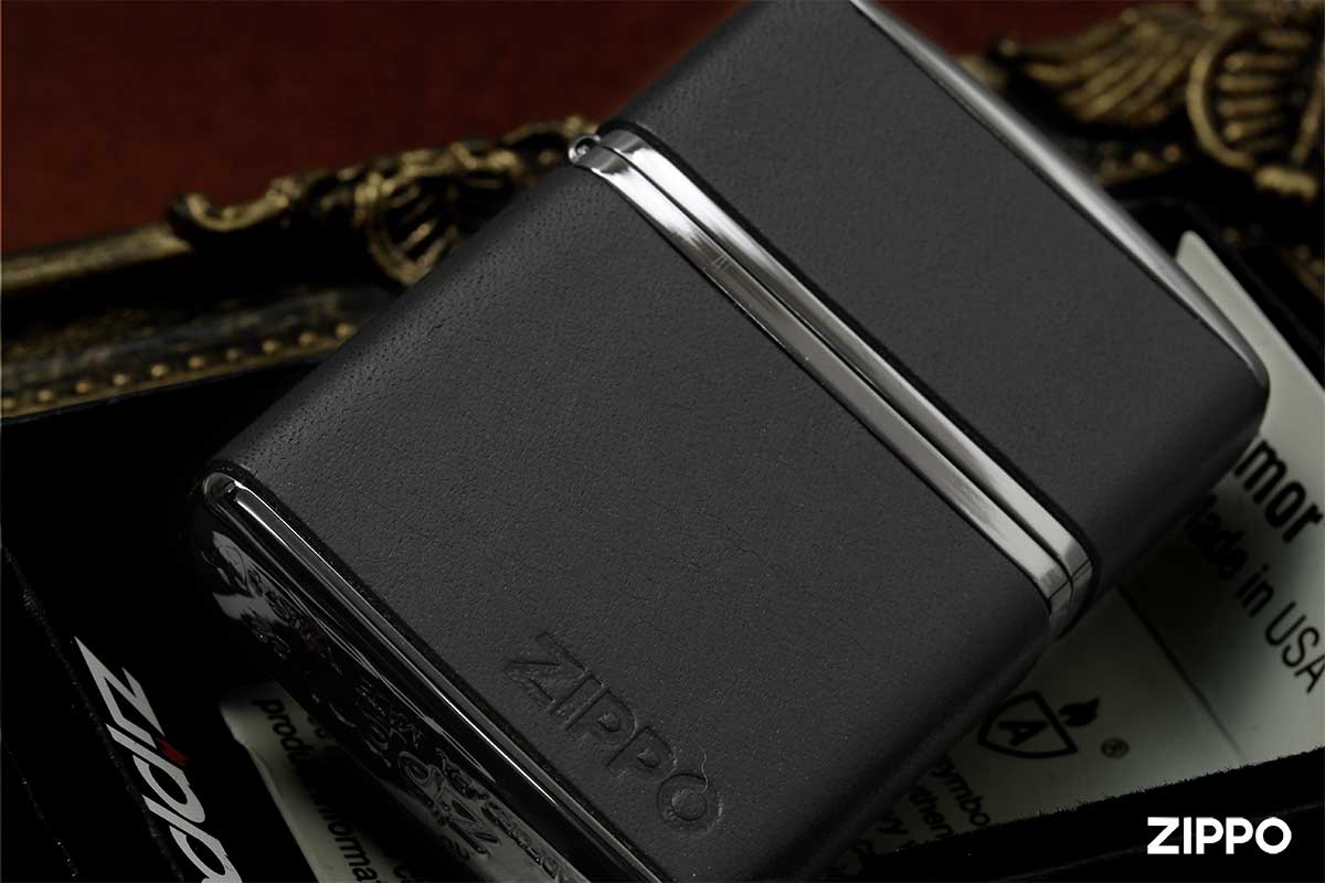 Zippo ジッポー ARMOR Classic Leather アーマー クラッシック ブラック 80073