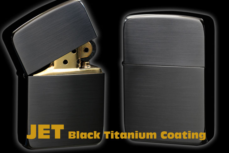 JET Black Titanium Coating Zippo
